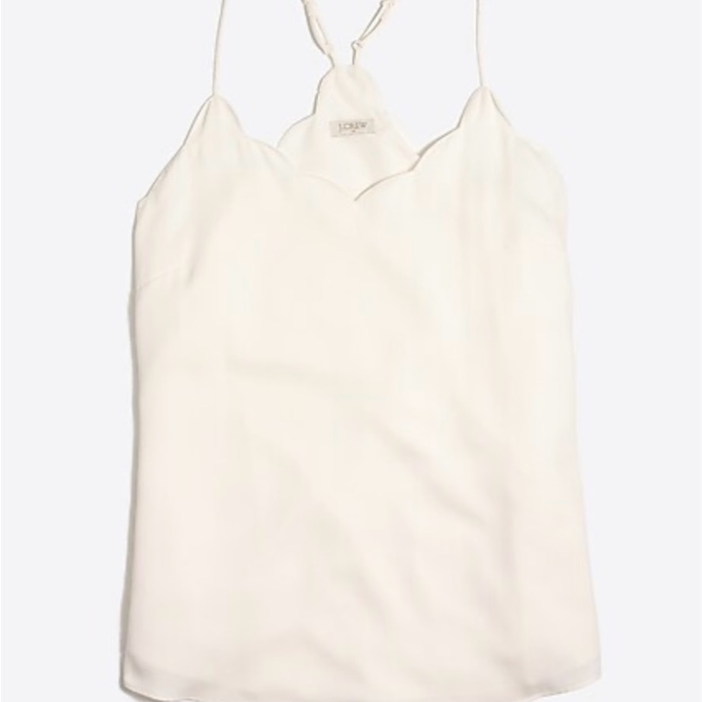 J.Crew Scalloped Cami Top